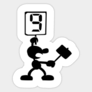 Game and Watch 9 Hammer Sticker